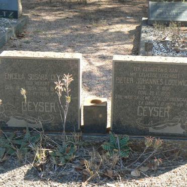 GEYSER Pieter Johannes Lodewicus 1885-1959 &amp; Engela Susara RIEKERT 1894-1977