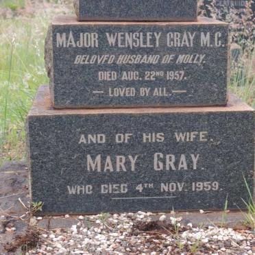 GRAY Wensley -1957 &amp; Mary -1959