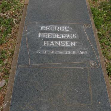 HANSEN George Frederick 1917-1967