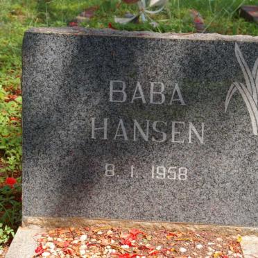 HANSEN Baba -1958