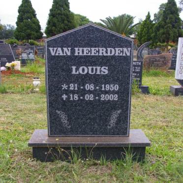HEERDEN Louis, van 1950-2002