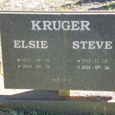 KRUGER Steve 1932-2021 &amp; Elsie 1932-2004