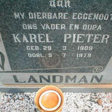 LANDMAN Karel Pieter 1909-1979