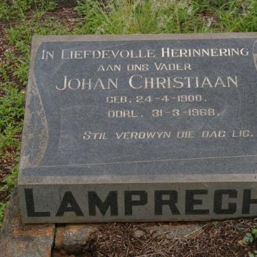 LAMPRECHT Johan Christiaan 1900-1968 &amp; Christina WHITE 1907-1957