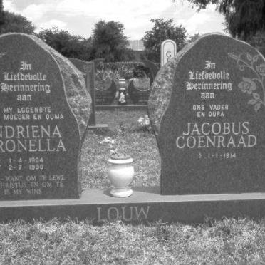 LOUW Jacobus Coenraad 1914-1996 &amp; Hendriena Petronella 1904-1990 