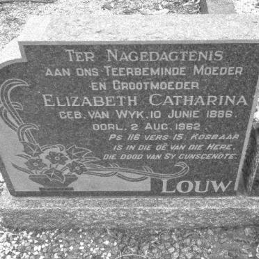LOUW Hendrik Willem Jacobus Storm 1879-1961 &amp; Elizabeth Catharina VAN WYK 1886-1962 