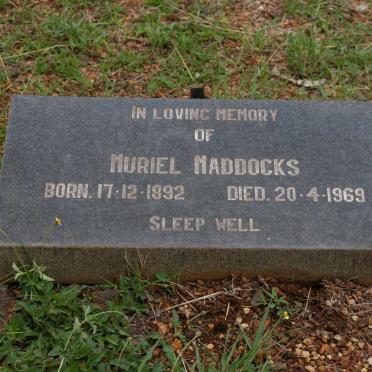 MADDOCKS Muriel 1892-1969