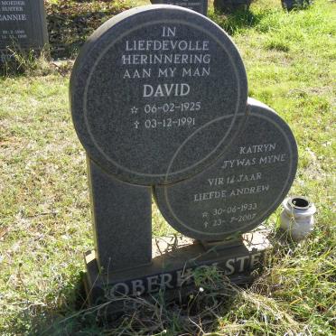 OBERHOLSTER David 1925-1991 :: OBERHOLSTER Katryn 1933-2007