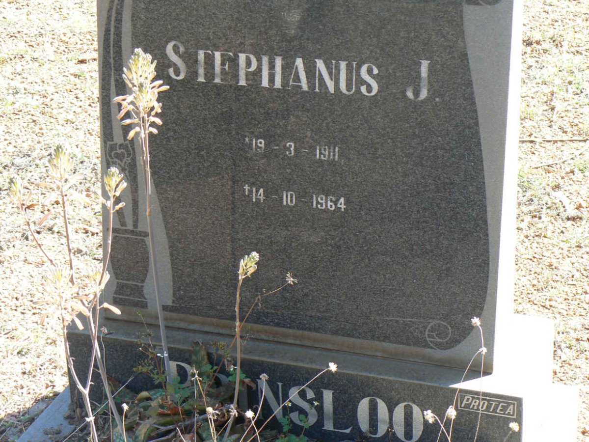 PRINSLOO Stephanus J. 1911-1964