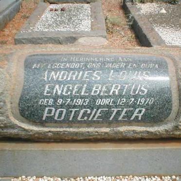 POTGIETER Andries Louis Engelbertus 1913-1970
