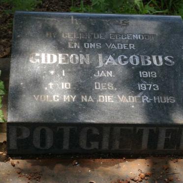 POTGIETER Gideon Jacobus 1918-1973