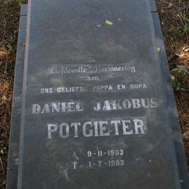 POTGIETER Daniel Jakobus 1903-1983