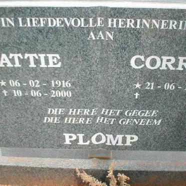 PLOMP Corrie 1927- &amp; Attie 1916-2000