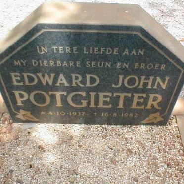 POTGIETER Edward John 1937-1982