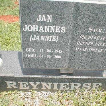 REYNIERSE Jan Johannes 1945-2001