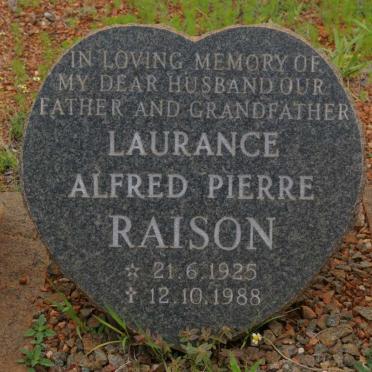 RAISON Alfred Louis 1883-1964 :: RAISON Beatrice Isabel 1904-1966 :: RAISON Laurance Alfred Pierre 1925-1988