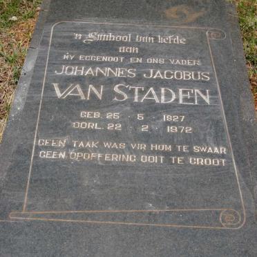 STADEN Johannes Jacobus, van 1927-1972