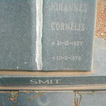 SMIT Johannes Cornelis 1927-1978