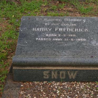 SNOW Harry Frederick 1911-1960