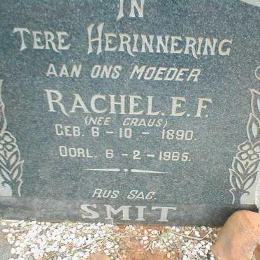 SMIT Rachel E.F. nee CRAUS 1890-1965