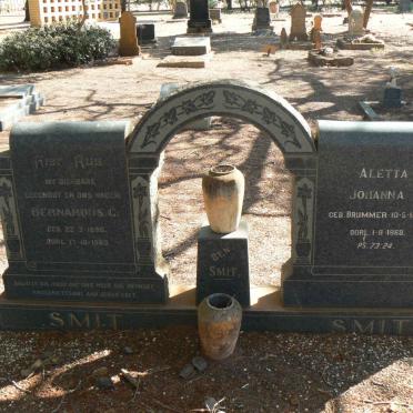 SMIT Bernardus G. 1896-1963 &amp; Aletta Johanna BRUMMER 1899-1968