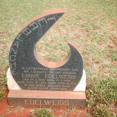 TERBLANCHE Louise Edelweiss 1940-1984