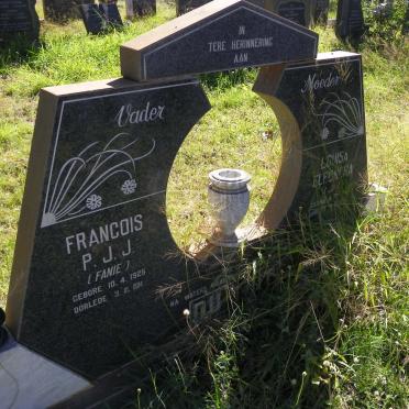 TOIT Francois P.J.J., du 1925-2014 &amp; Louisa Eleonora 1933-1991 
