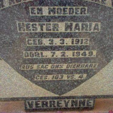 VERREYNNE Hester Maria 1912-1949