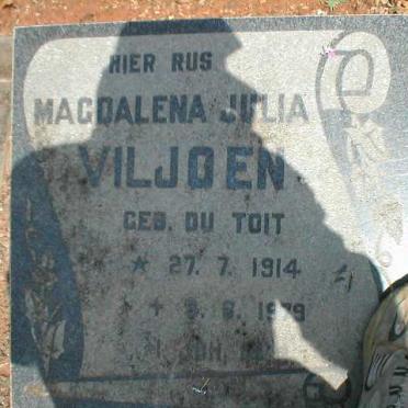 VILJOEN Magdalena Julia geb. DU TOIT 1914-1979