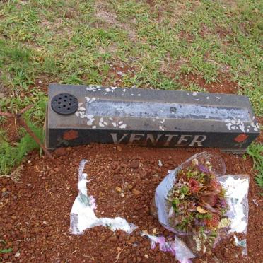 VENTER Erasmus Albertus 1923-1985 &amp; Maria Magrieta 1935-2013