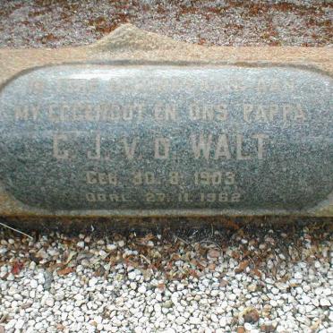 WALT C.J., van der 1903-1962