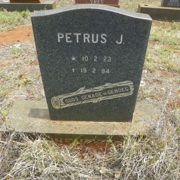 WENTZEL Petrus J. 1923-1994