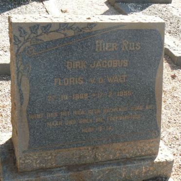 WALT Dirk Jacobus Floris, v.d. 1868-1955