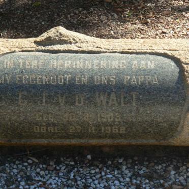 WALT G.J., v.d. 1903-1962