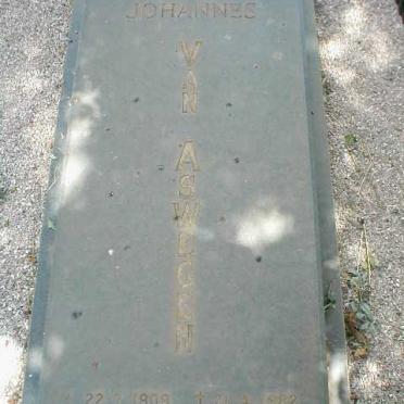 ASWEGEN Johannes, van 1909-1982