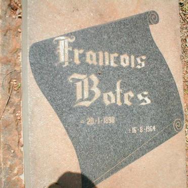 BOTES Francois 1898-1964