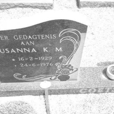 COETSER Lodewyk W. 1923-1992 & Susanna K.M. 1929-1976 _2