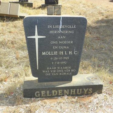 GELDENHUYS H.L.H.C. 1925-1992
