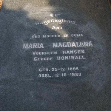 HEERDEN Stephanus Johannes, van 1891-1960 &amp; Maria Magdalena voorheen HANSEN nee HONIBALL 1895-1983