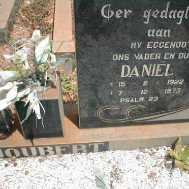 JOUBERT Daniel 1922-1973 & Carolina J.W. 1924 _1