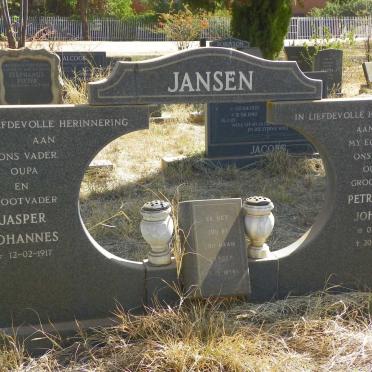 JANSEN Jasper Johannes 1917- & Petronella Johanna 1914-1991