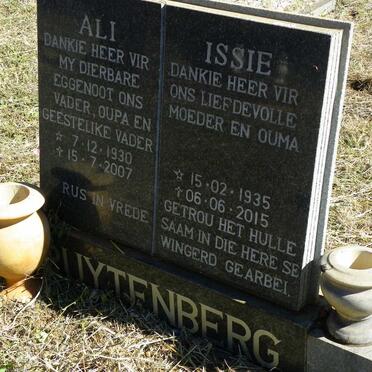 RUYTENBERG Ali 1930-2007 &amp; Issie 1935-2015