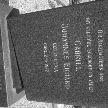 ROSSOUW Gabriel Johannes Ekhard 1944-1972