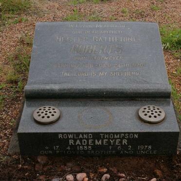 RADEMEYER Rowland Thompson 1888-1978