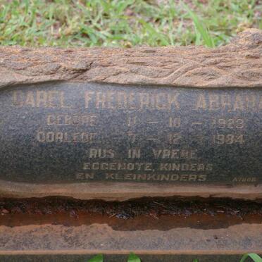 ROUX Carel Frederick Abraham 1923-1984