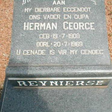 REYNIERSE Herman George 1908-1969