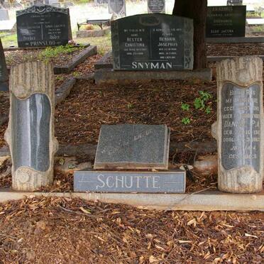 SCHUTTE Daniel P.A. 1912-1967