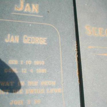 SEEGERS Jan George 1910-1981 & Jacoba Petra GOUS 1917-1973 _1
