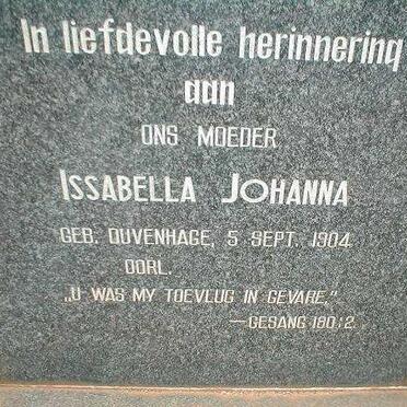 WALKINSHAW Charles Alexander 1897-1965 &amp; Issabella Johanna DUVENHAGE 1904-