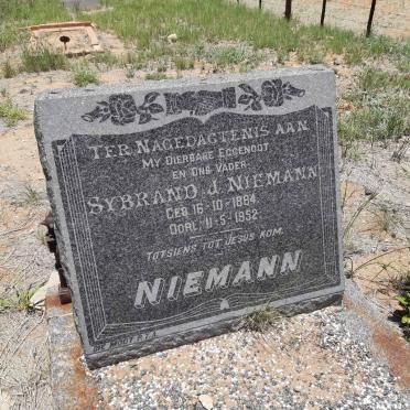 NIEMANN Sybrand J. 1884-1952